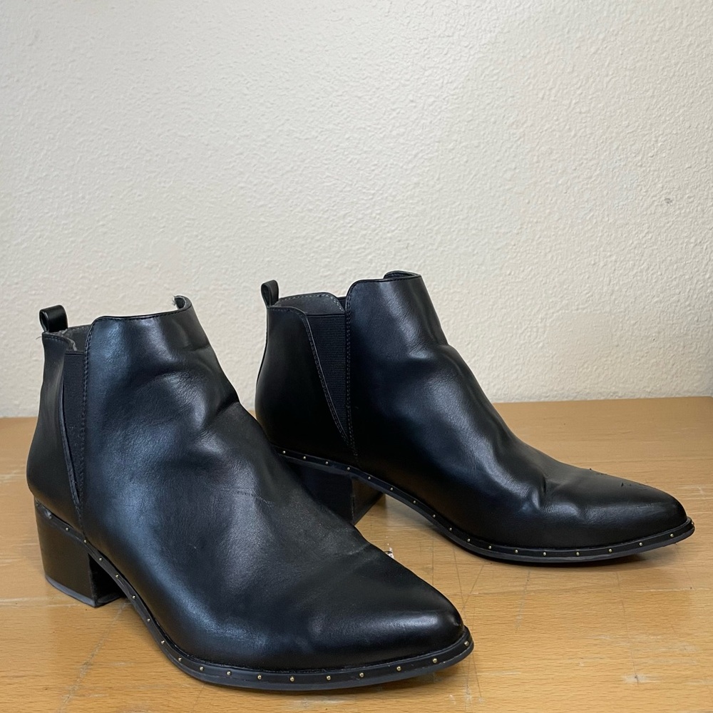 BarIII, Gabby P, black, studded ankle boots